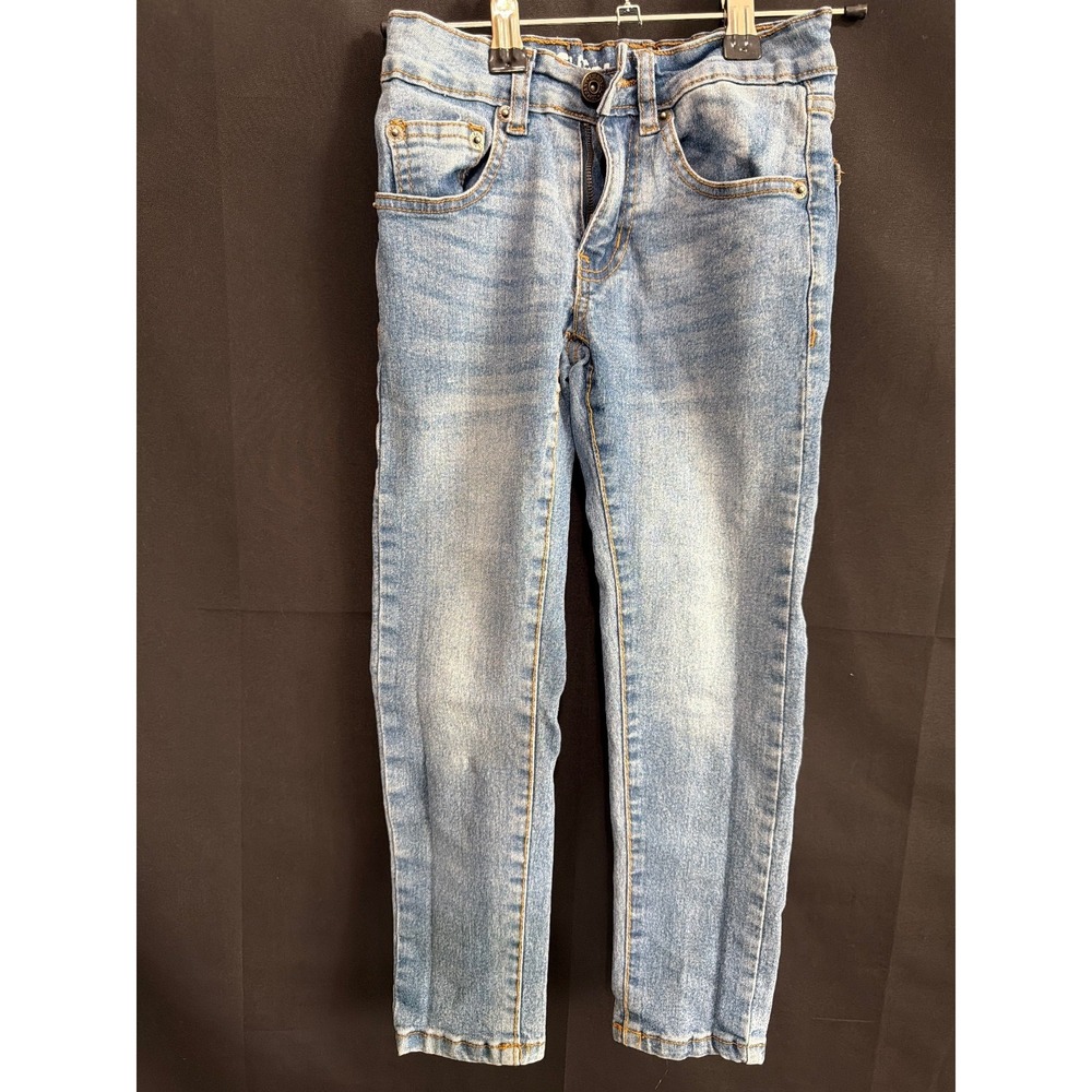 Company Eighty One Jeans Boys 8 Light Blue Casual Classic Stretch Slim Straight